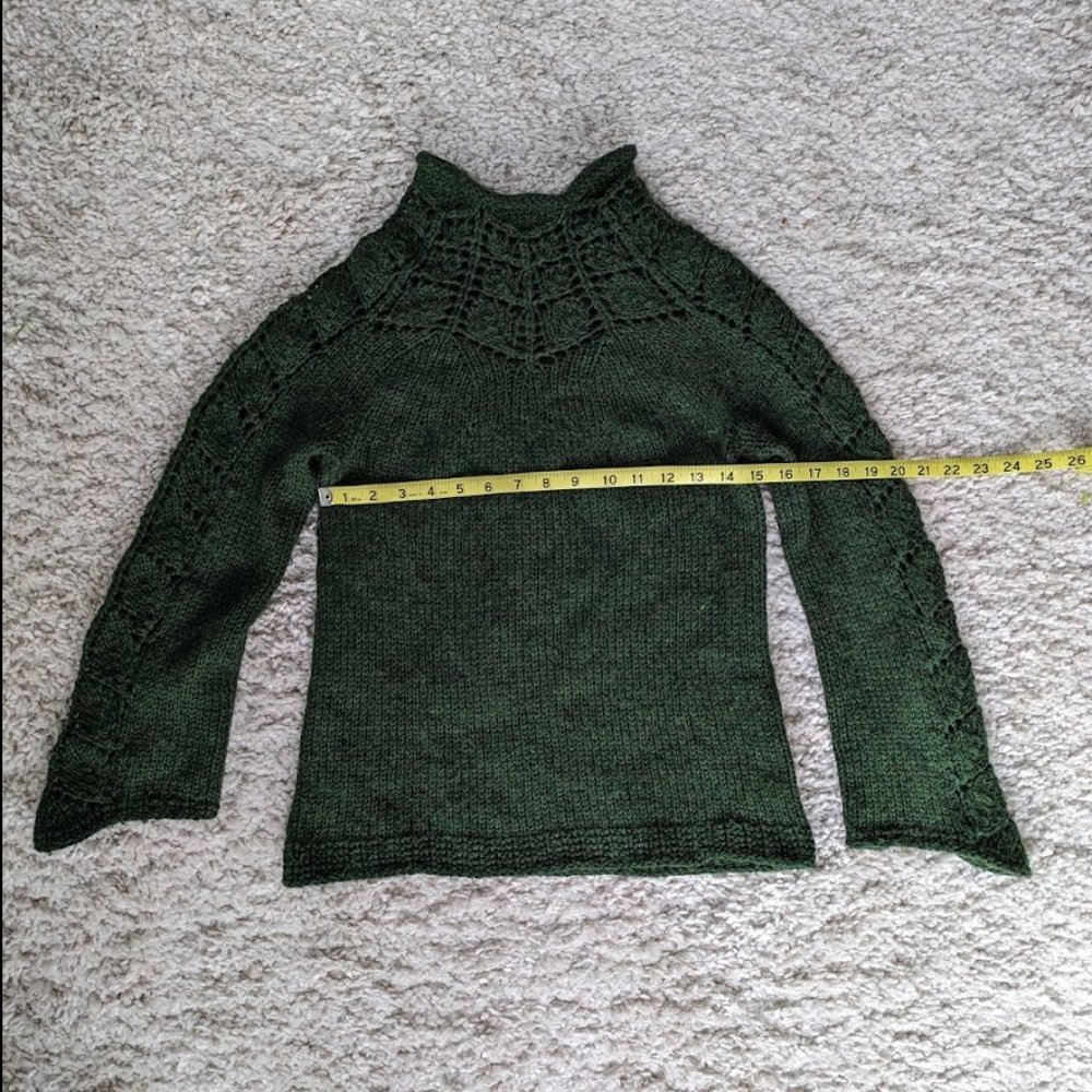 Hand knitted sweater size small